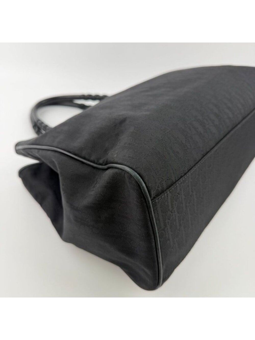 Dior Tote Black Nylon Canvas Vintage - Picture 12 of 15